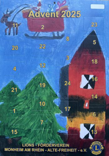 Motiv 2025: Ida Marie Horstmann, Schelmenturm mit Rentierschlitten